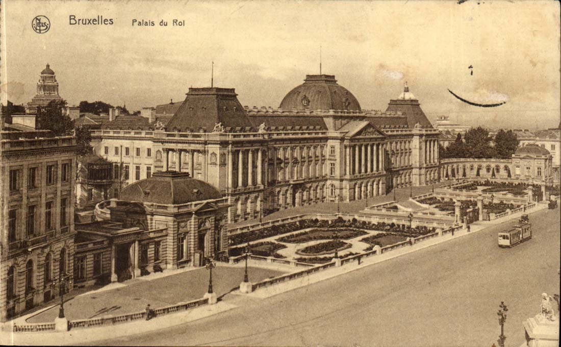 Belgie Belgium Brussels CPA Palate of the king