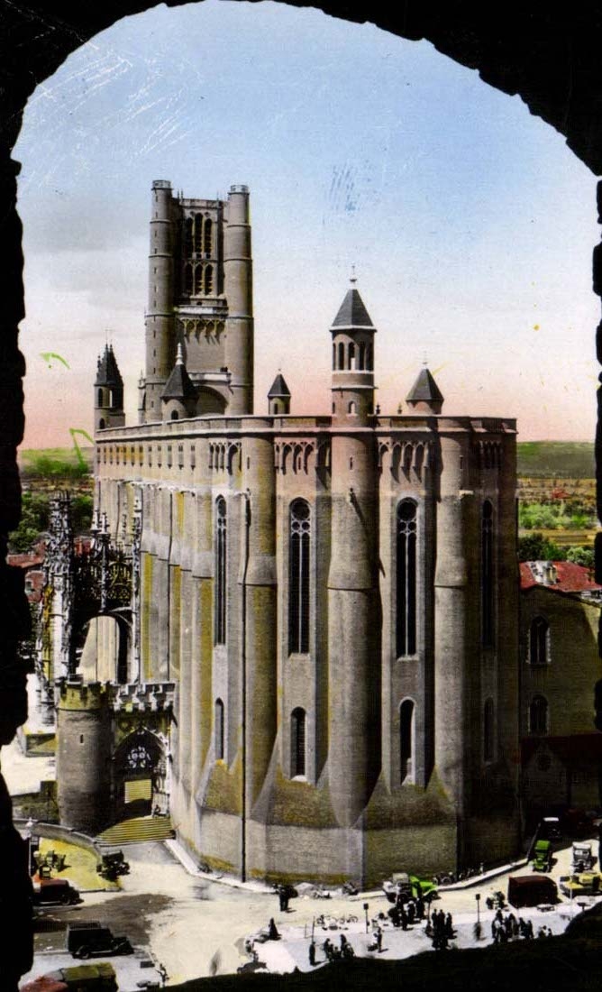 Albi CPA the basilica Sainte Cecile