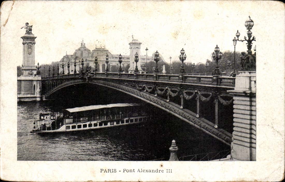 Paris CPa Pont Alexandre III