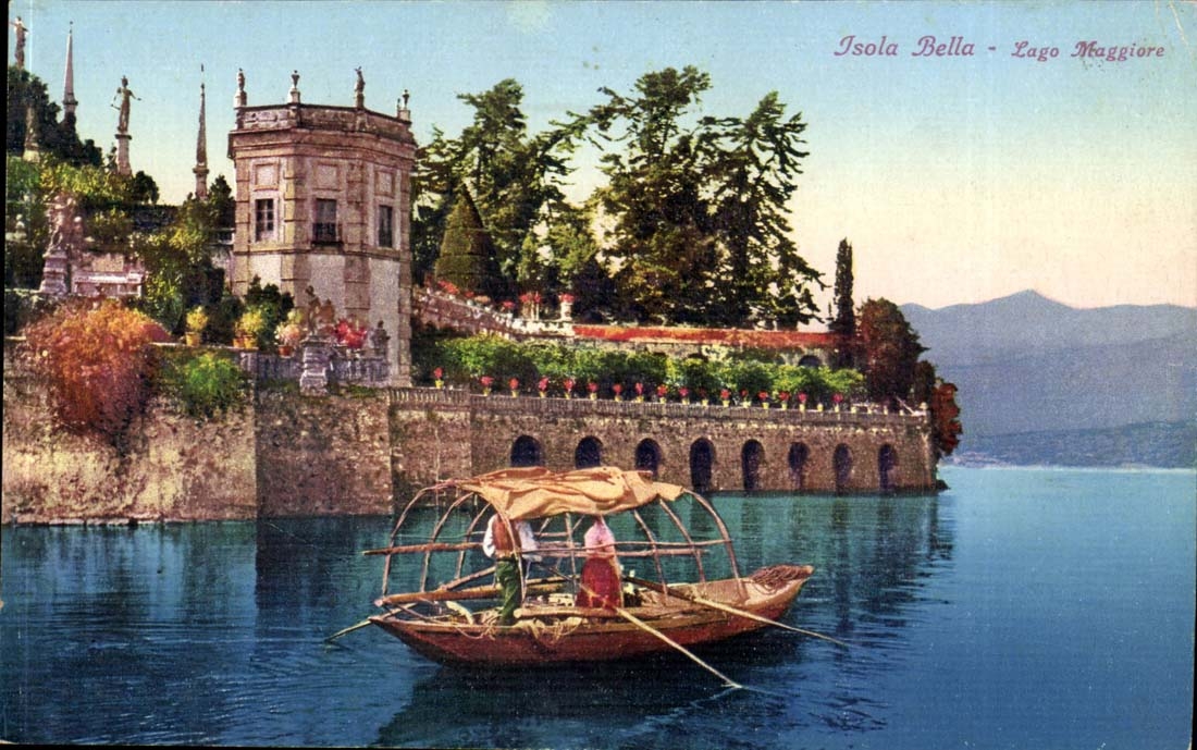 Italien Italien CPA isolierte Bella Lago Maggiore