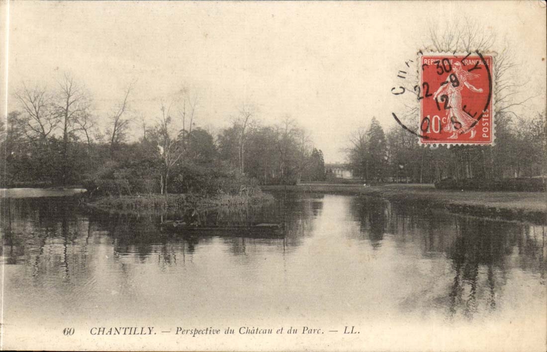 Chantilly CPA View of the Castle and the park