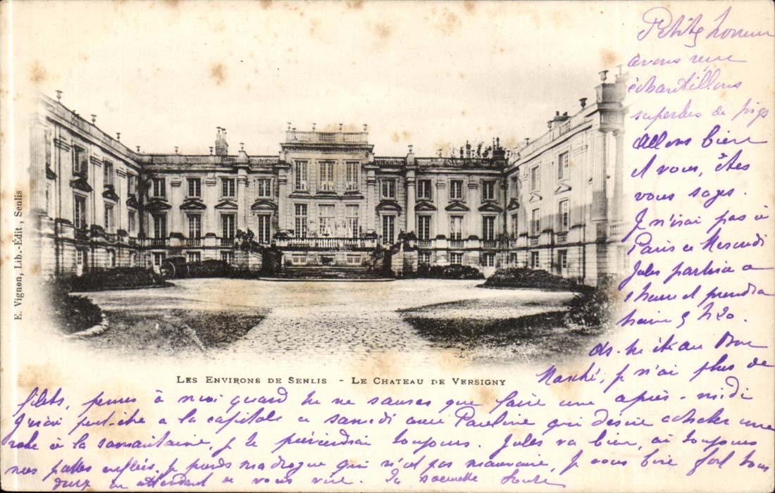CPA Umlagerungen von Senlis das Schloss von Versigny