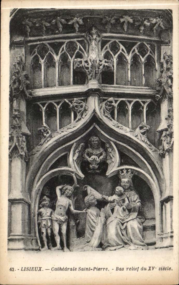 Lisieux CPA Kathedrale-niedrige Saint Pierreentlastung