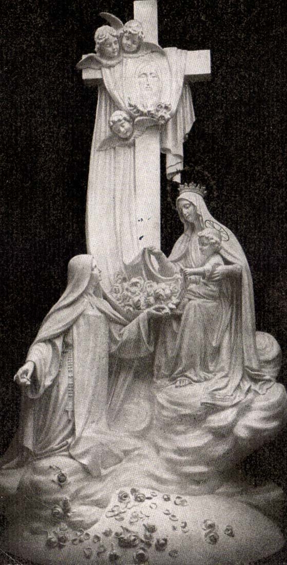 Lisieux CPA Groupe schnitzt das ubersteigen der Vorlagenofenbrucke in der Wolbung der Carmelite Nonnen von Lisieux