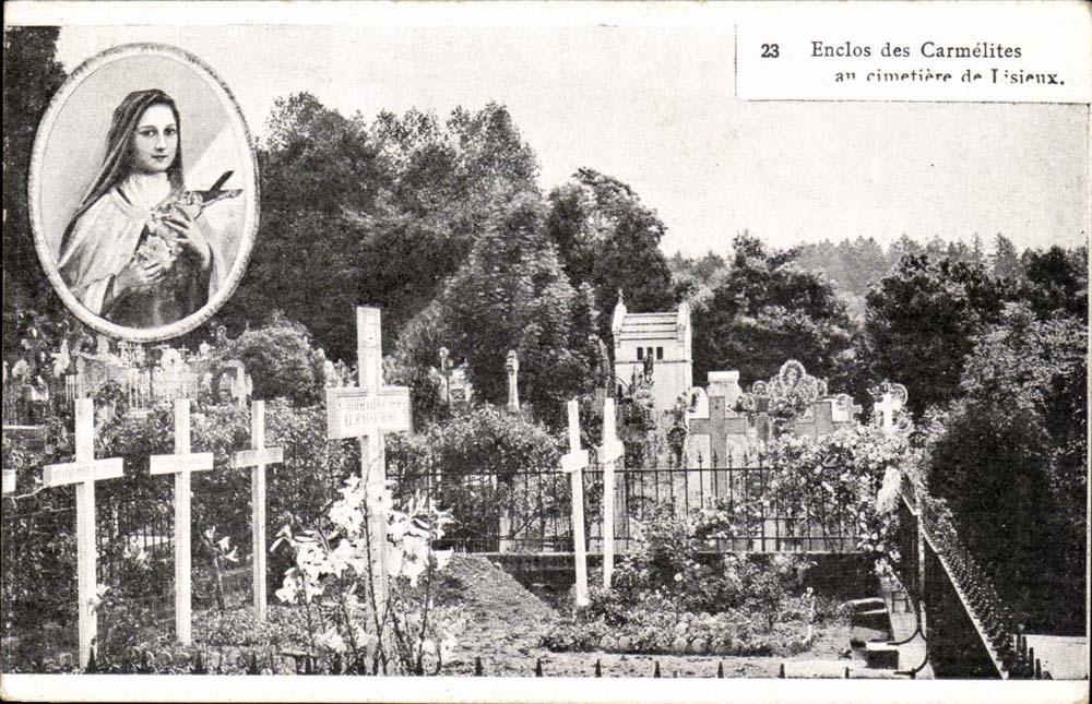 Beiliegendes Lisieux CPA der Carmelite Nonnen