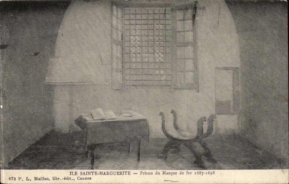 Insel-Sainte Ganseblumchen-Gefangnis von Eisen Schablone 1687 1698