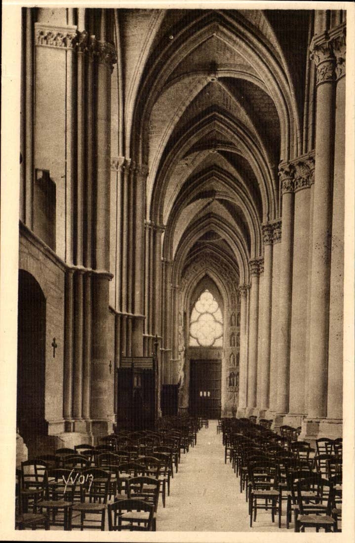 Reims CPA the cathedral southern Transept