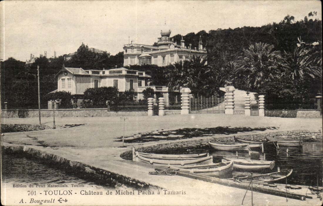 Toulon CPA Castle of Michel pasha has Tamaris