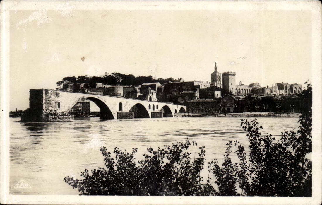 Rander Avignon-CPA der Rhônes und der Brucke Saint Benezet