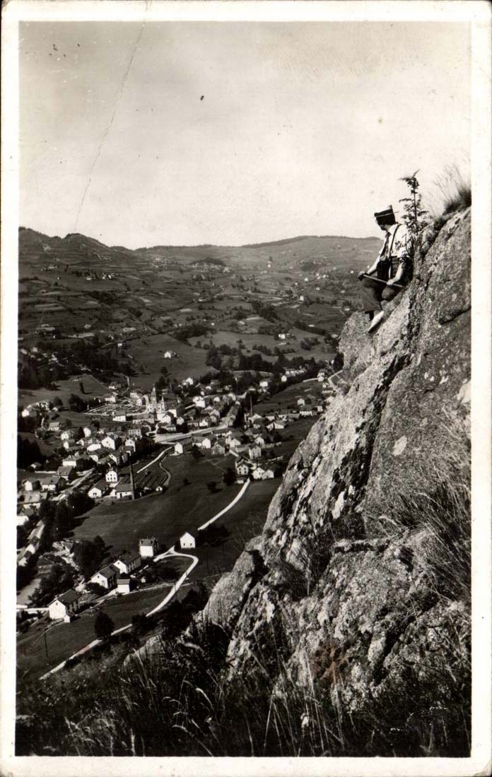 Bresse CPA Seen from of the rocks of Daval
