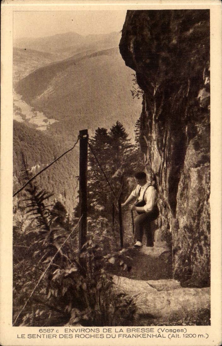 Surroundings of Bresse CPA the path of the rocks of Frankenhal