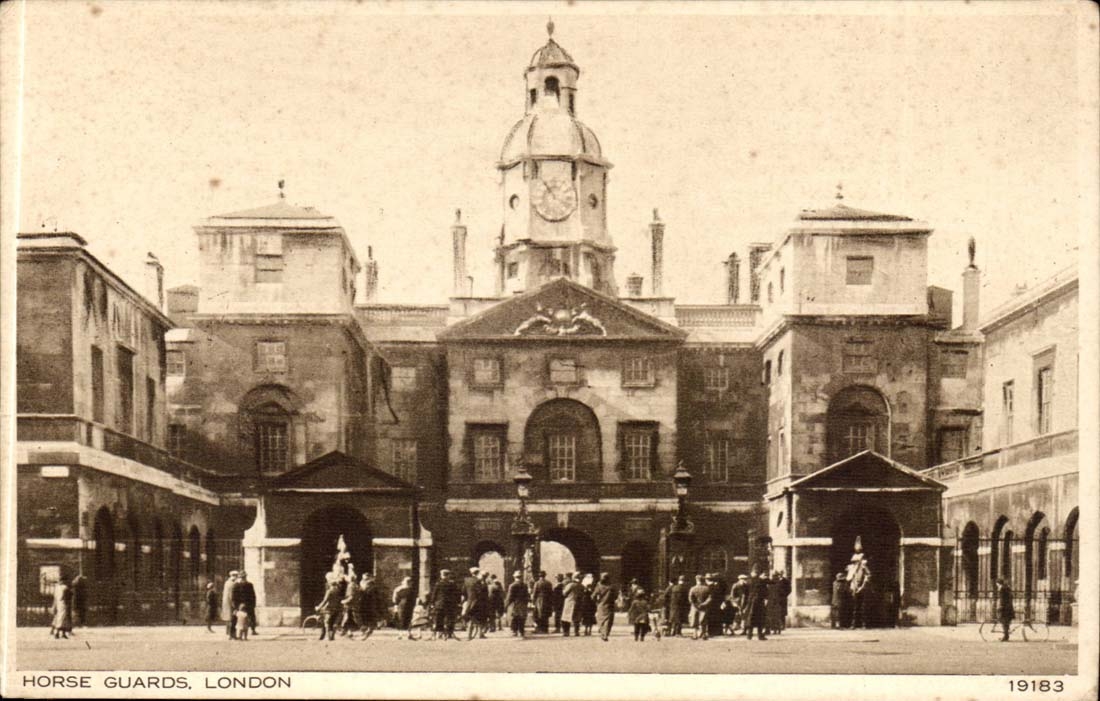 The United Kingdom Horse guards London London CPA