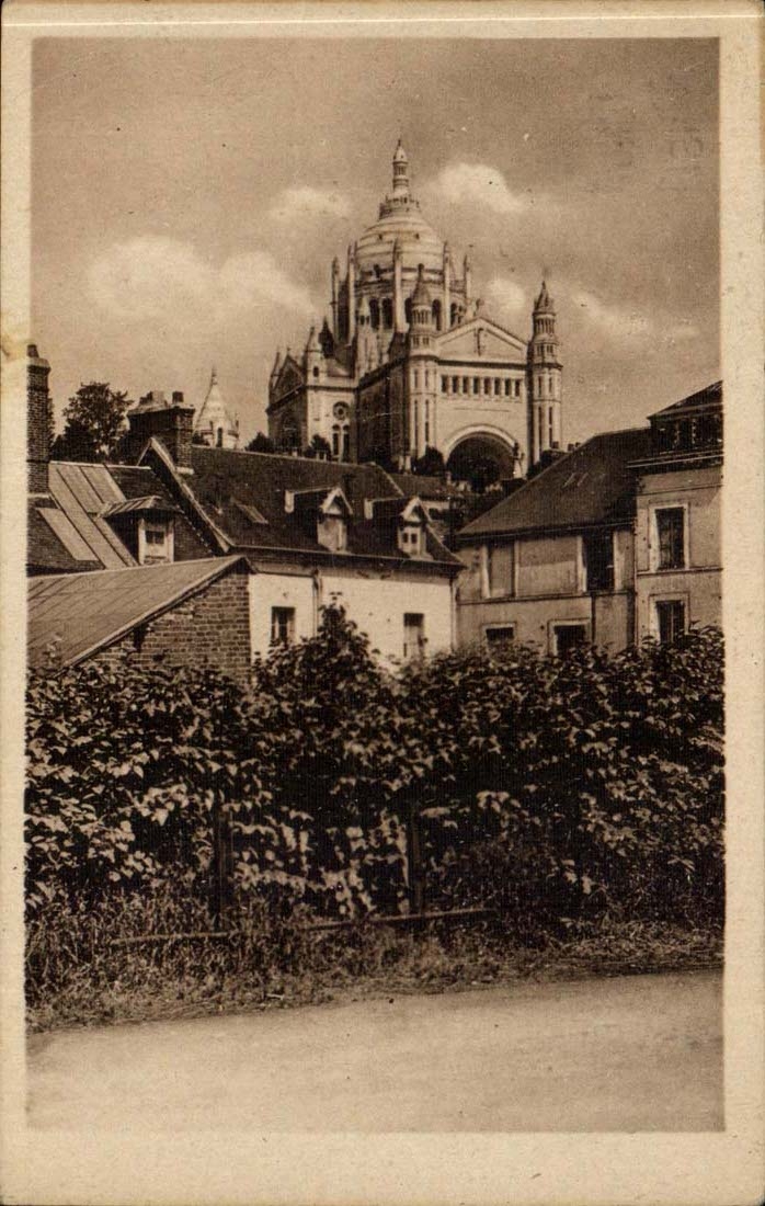 Lisieux CPA im Farbton der Basilika