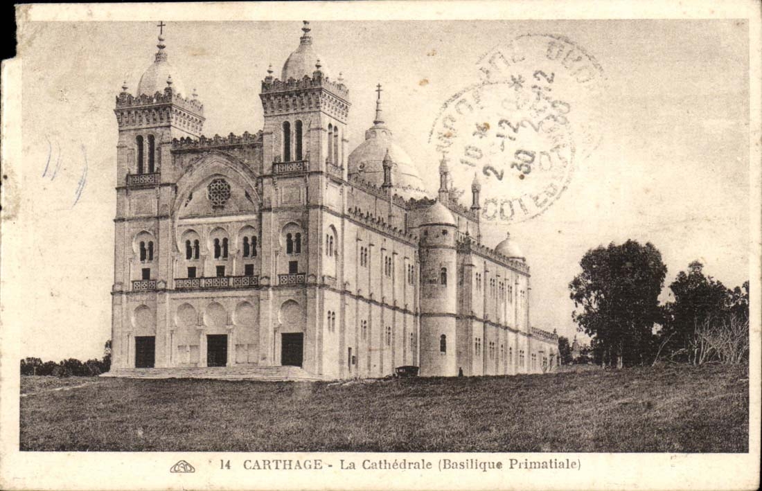 Tunisia CArthage the cathedral (Primatiale basilica)