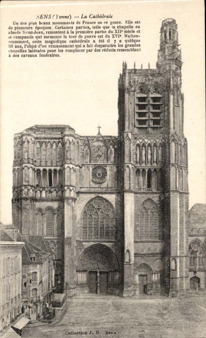 Yonne - Sens - the Cathedral - CPA
