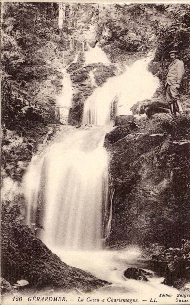 Gerardmer - the Charlemagne cascade - CPA