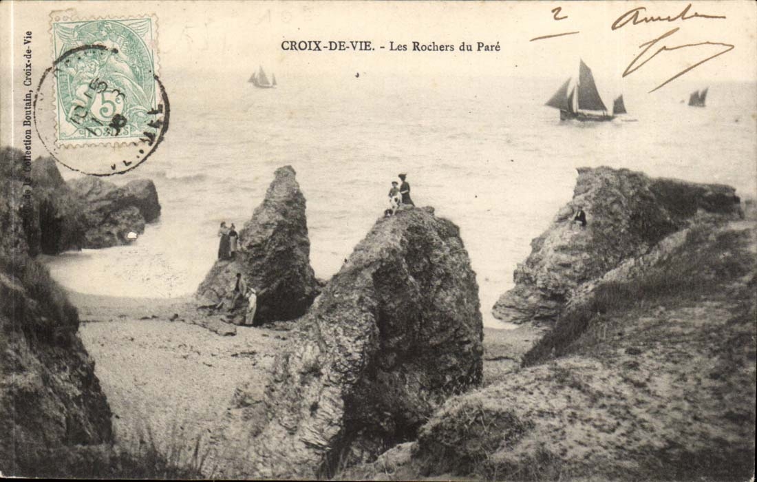 Croix de Vie - die Felsen von vermeidet - CPA