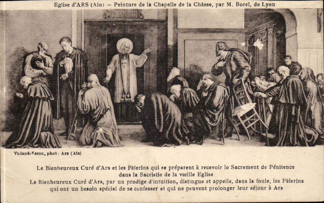 Church of Ars - Painting of the Vault of Hunting - CPA