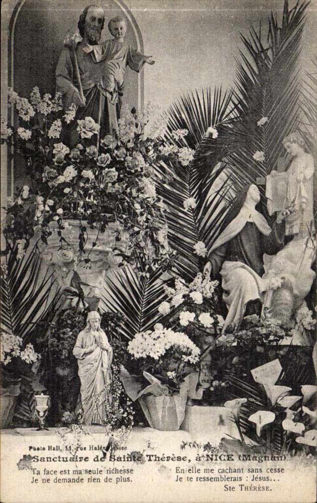 Nice - sanctuarie of Saint Therese In it hiding me unceasingly Jesus - CPA