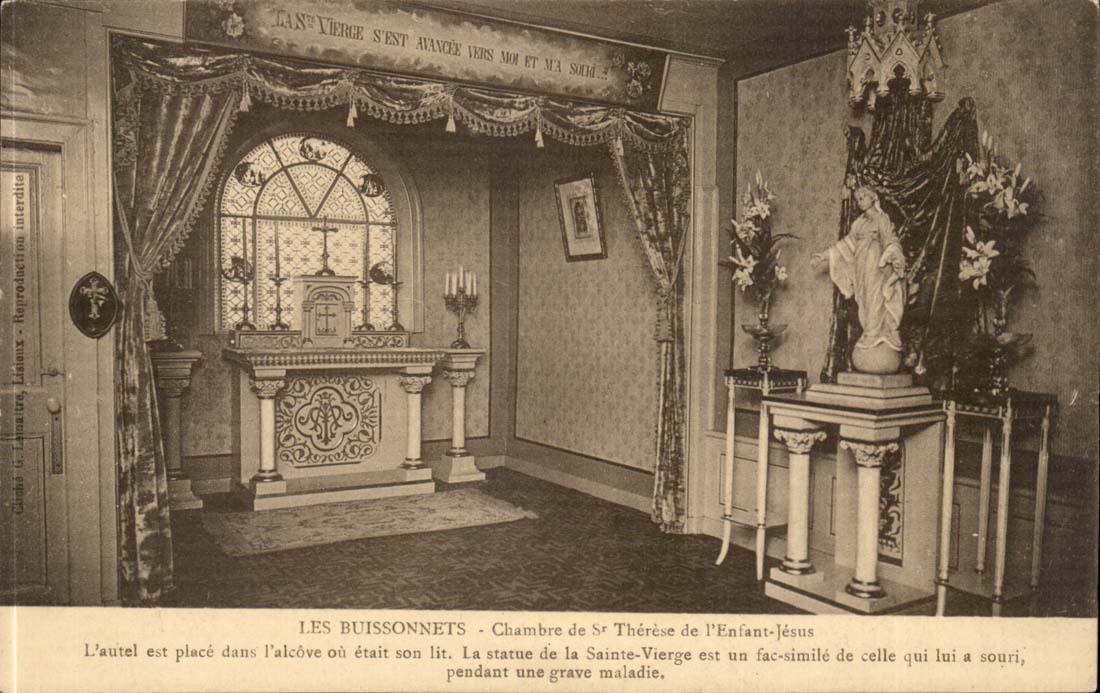 Lisieux - Buissonets Raum von Co Therese des Jesus-Kindes - CPA