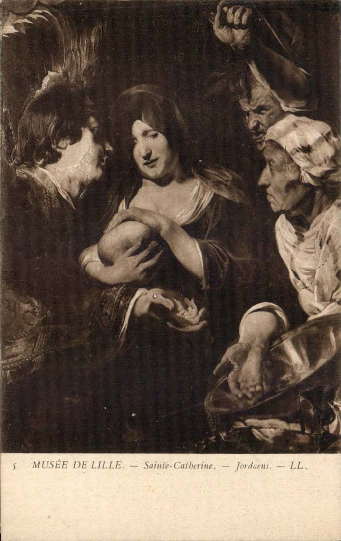 Museum of Lille - Sainte Catherine Jordaens - CPA
