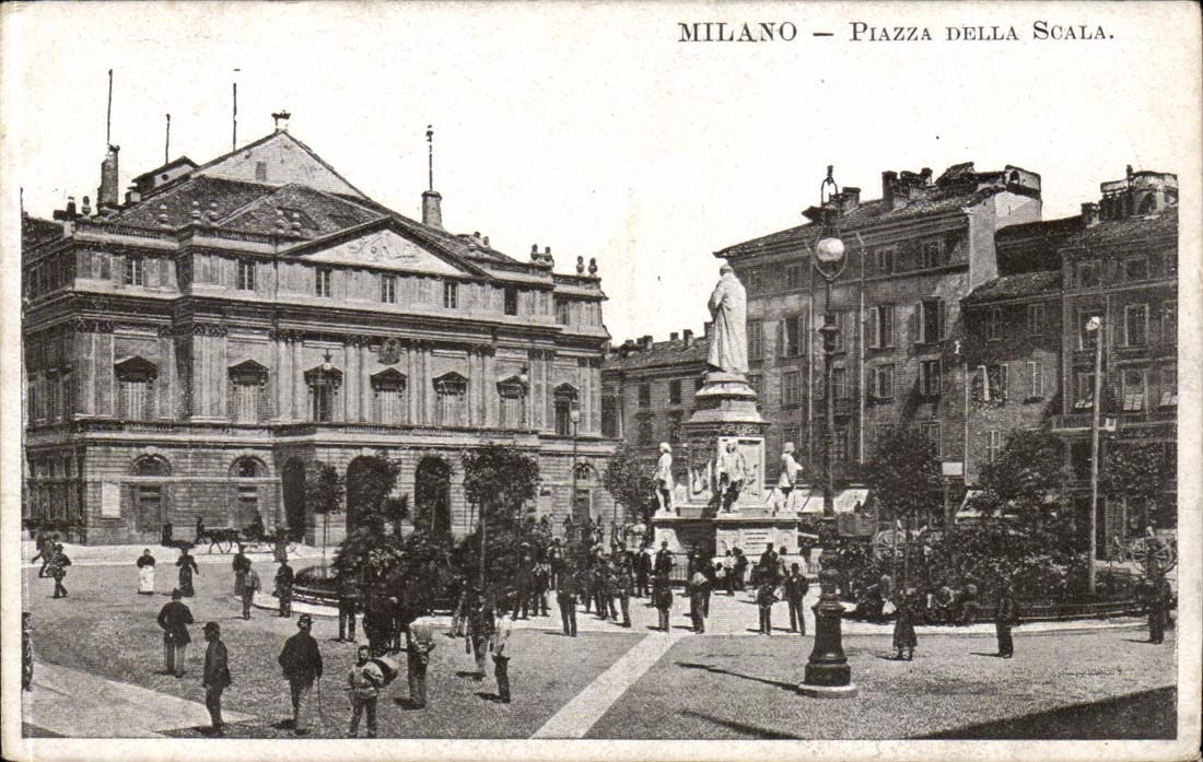 Italy - Italy - Milan - Milano - Piazza della Scala - CPA