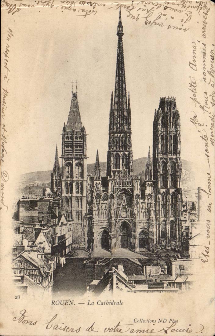 Rouen - the Cathedral - CPA