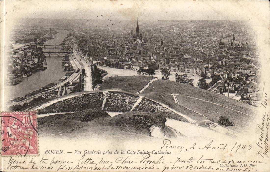 Rouen - View taken ISCED Saint Catherine CPA