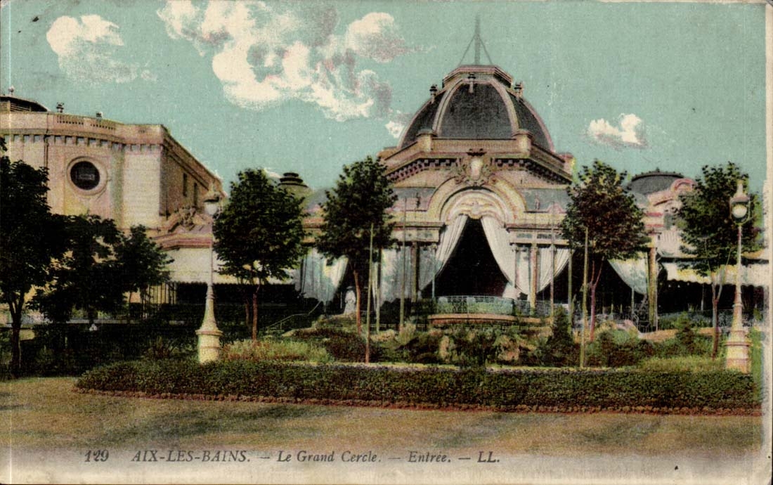Aix les Bains - the Large Circle Entrance - CPA