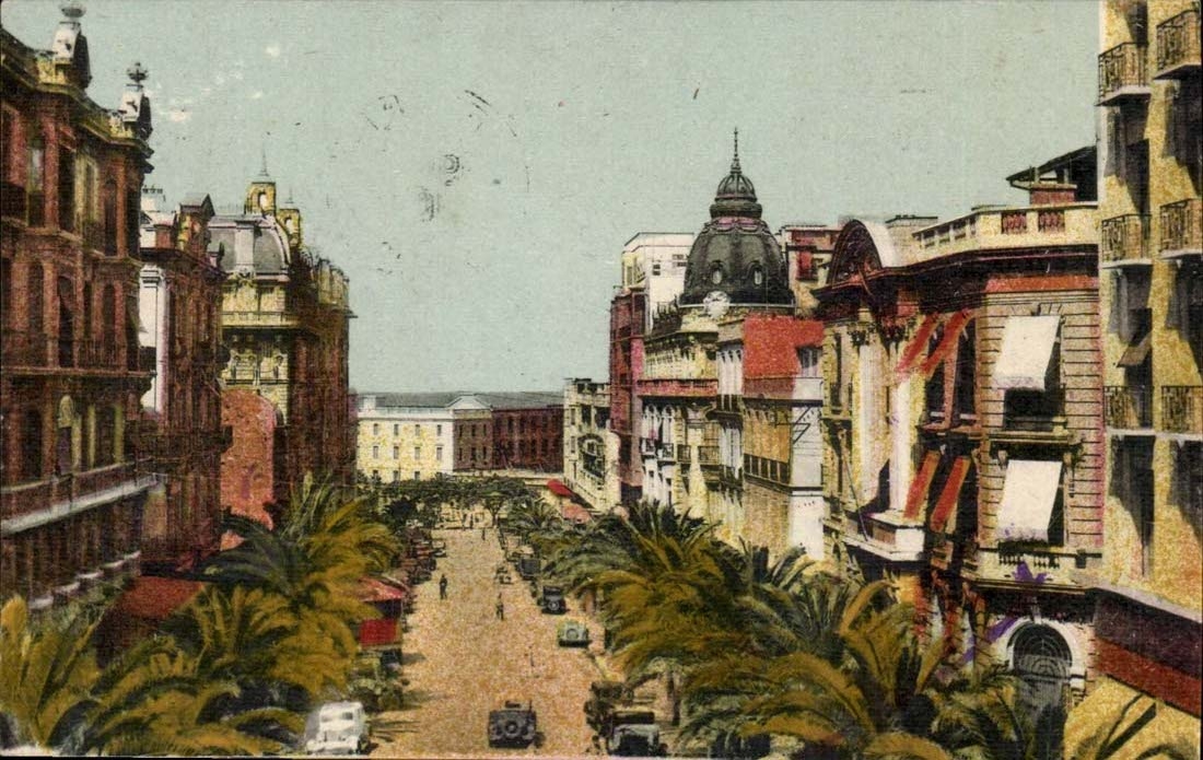 Algeria - Ageria - Africa - Africa - Oran - Boulevard Gallieni and the college - CPA