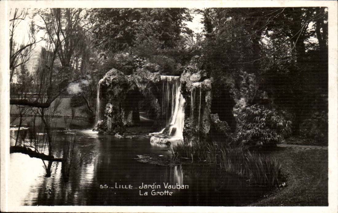 Lille - Vauban garden the Cave - CPA