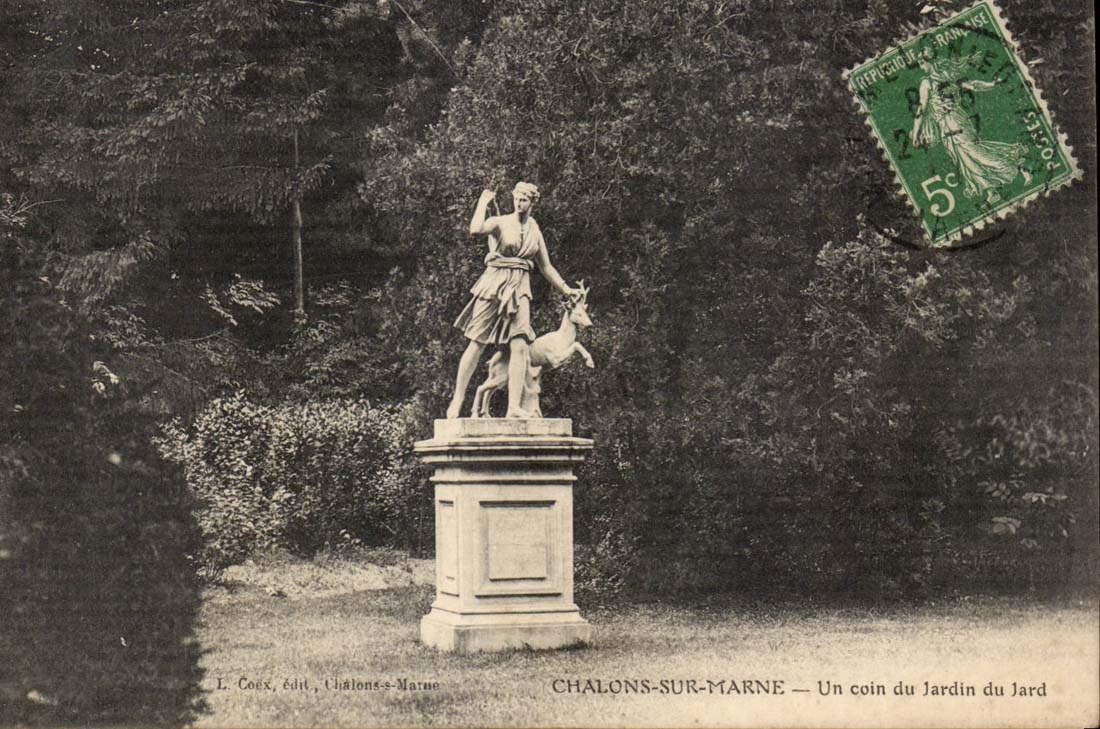 Trawl-nets on marl CPA a corner of the garden of Jard