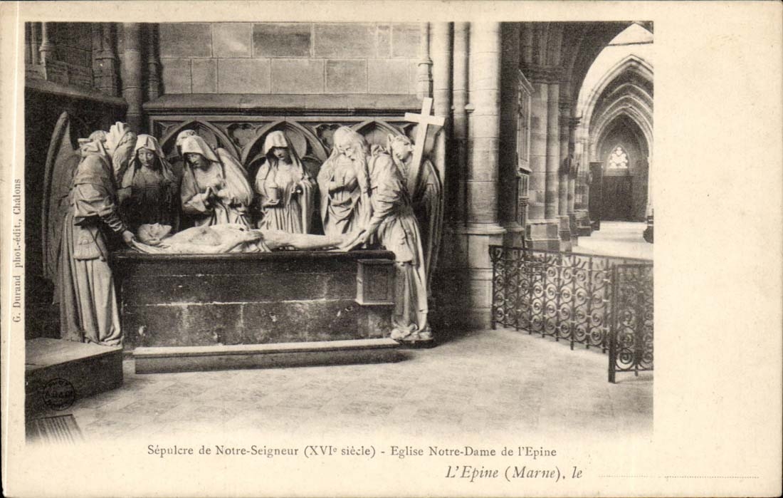 Spine CPA Sepulchre of Our Lord Notre Dame Church of the spine