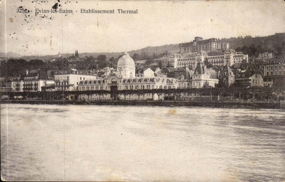 Evian les Bains CPA Hydropathic establishment