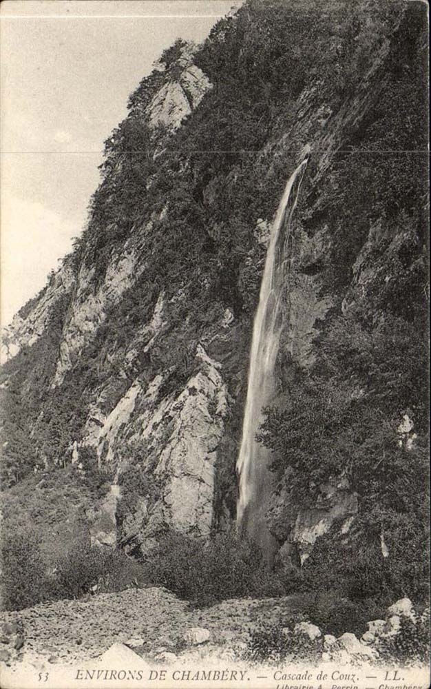 Surroundings of Chambery CPA Cascade of Couz