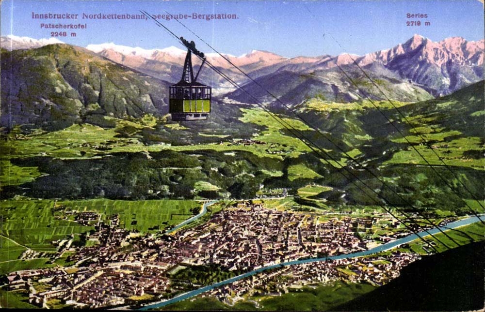 Autriche Austria Osterreich Innsbruck CPA Seegrusse Bergstation