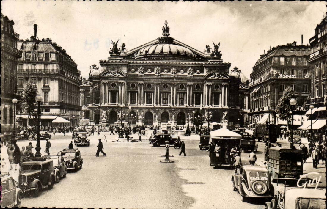 Paris 8 der Platz und das Theater das Opera - CPA