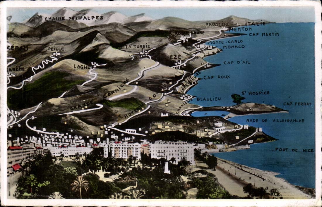 Nice - Excursions worm Italy and the Alpine range - CPA