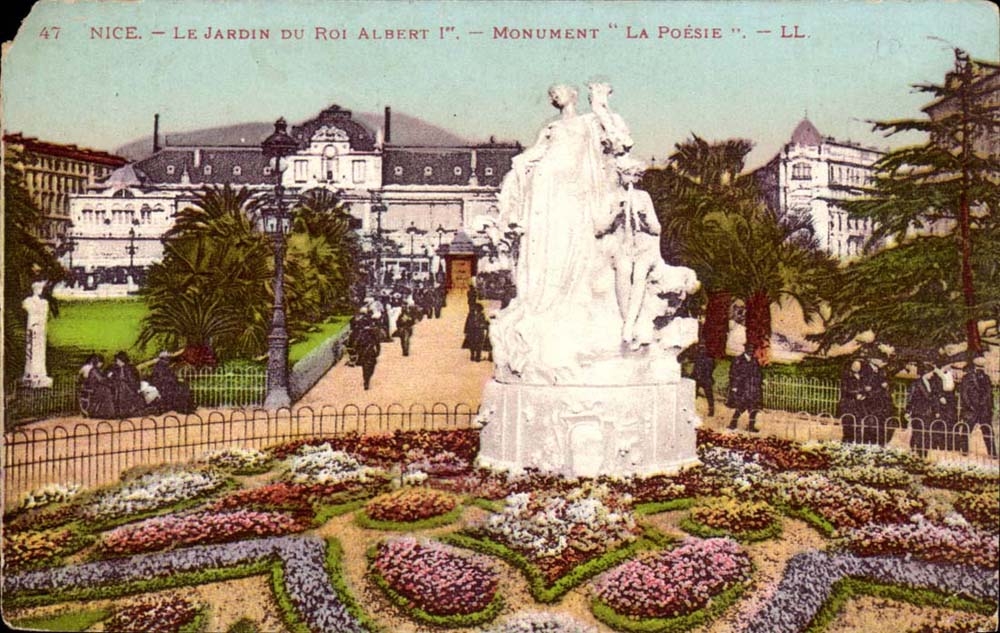 Nice - the Garden of the King Albert I Monument - Poetry - CPA