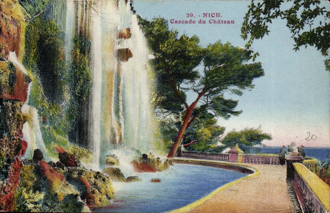 Nice - Cascade of the Castle - CPA