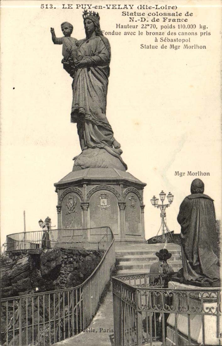Le Puy en VElay CPA Statue colossale de ND de France