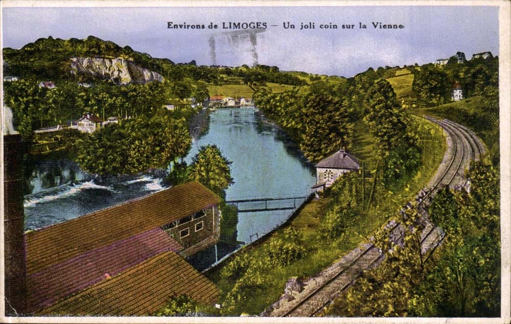 Surroundings of Limoges CPA a pretty corner on Vienna