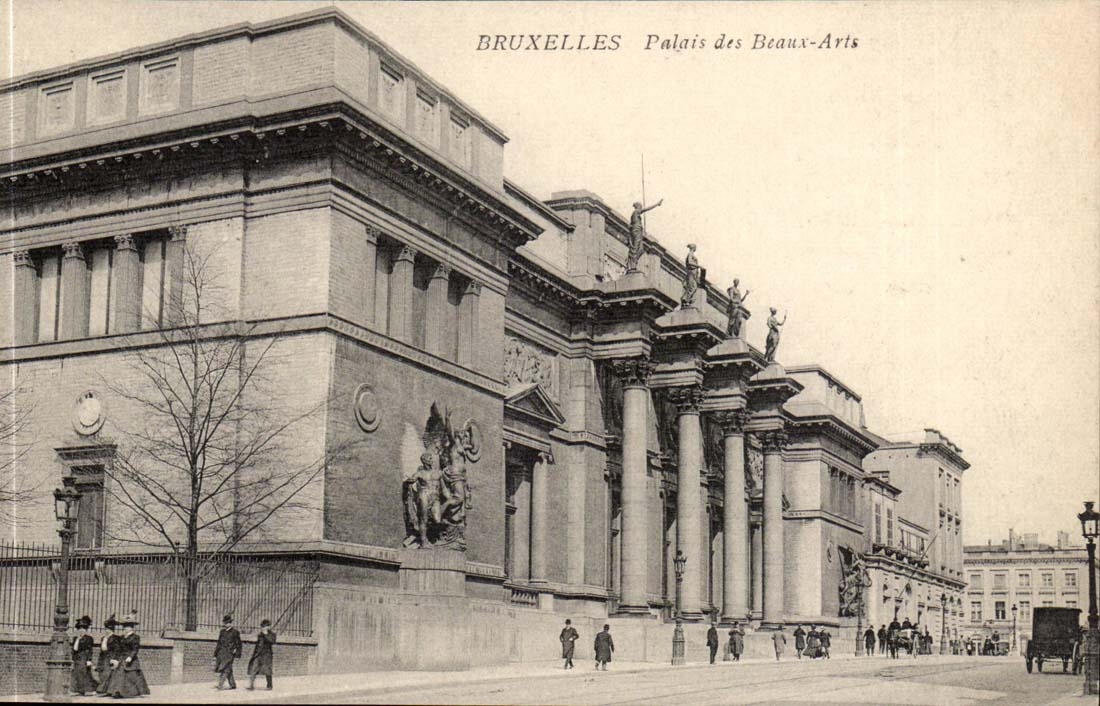 Belgie Belgium Brussels CPA Palate of Beautiful arts