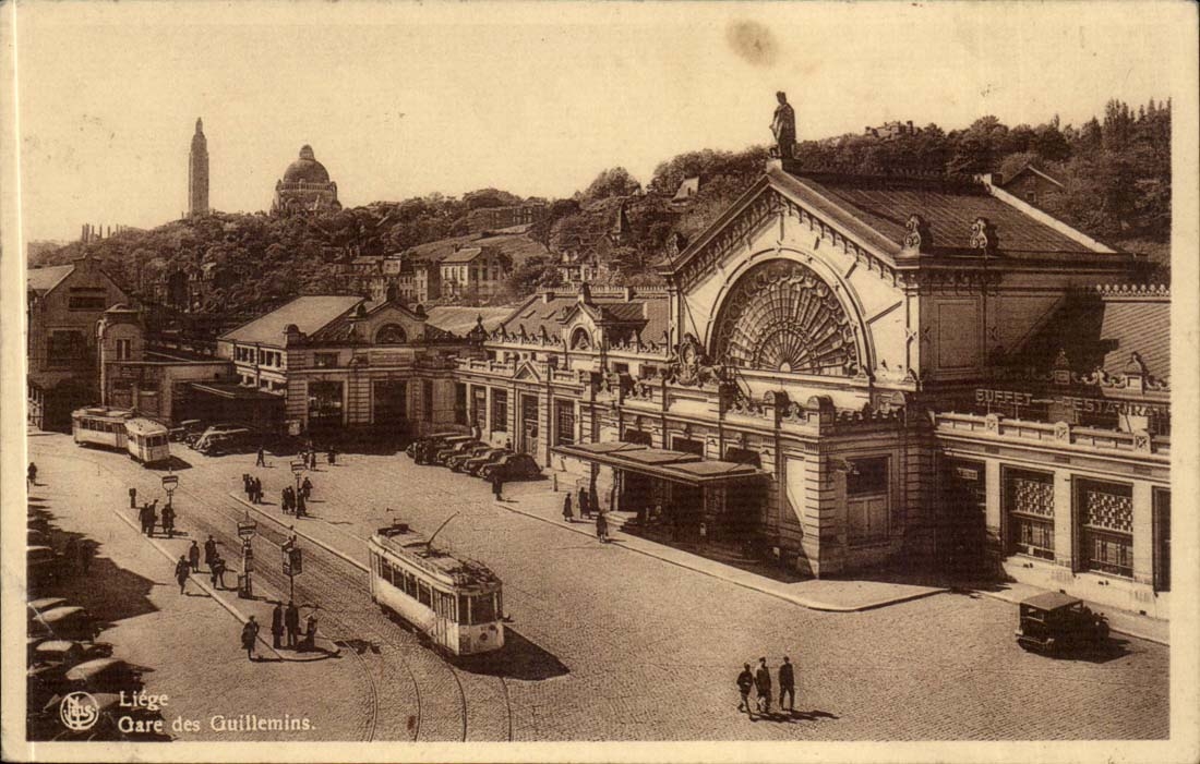 Belgium Liege CPA Parks of Guillemins