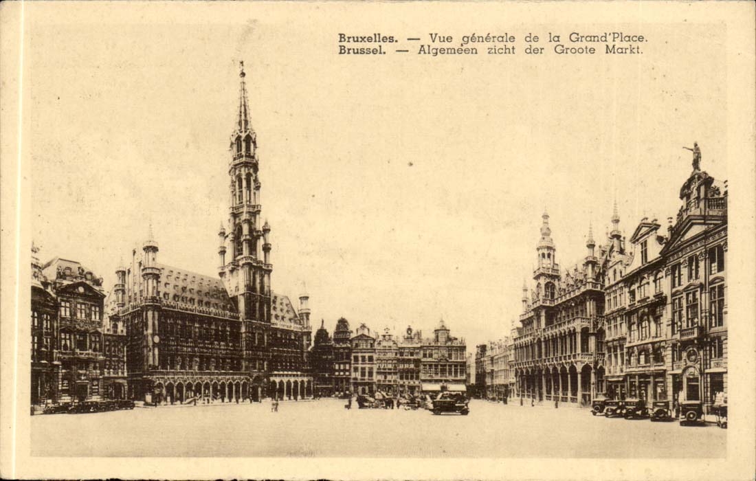 Belgium Brussels CPA View of large places