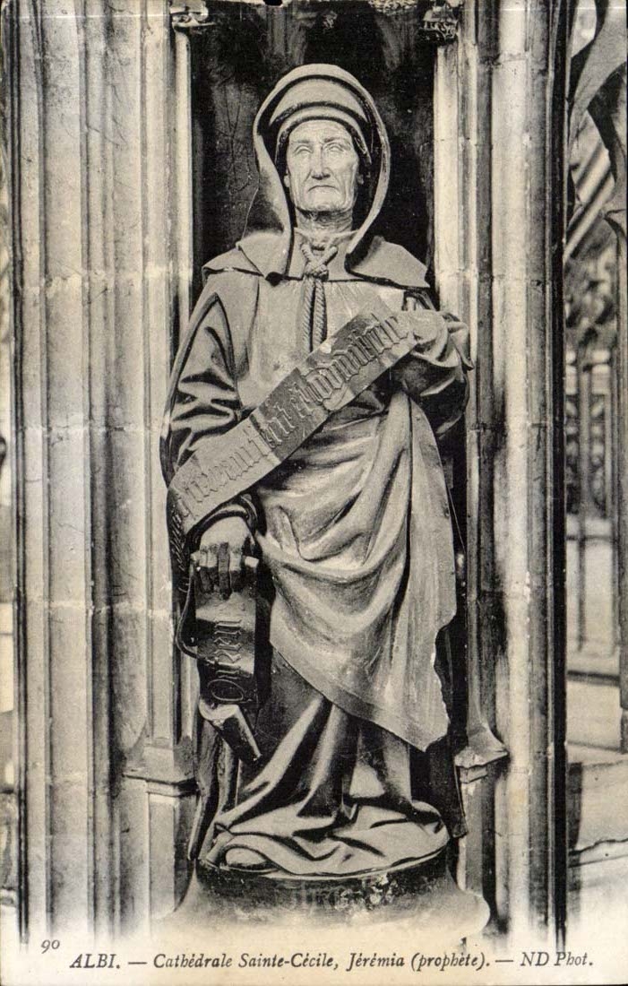 Albi CPA Cathedral Sainte Cecile Jeremia (prophet)