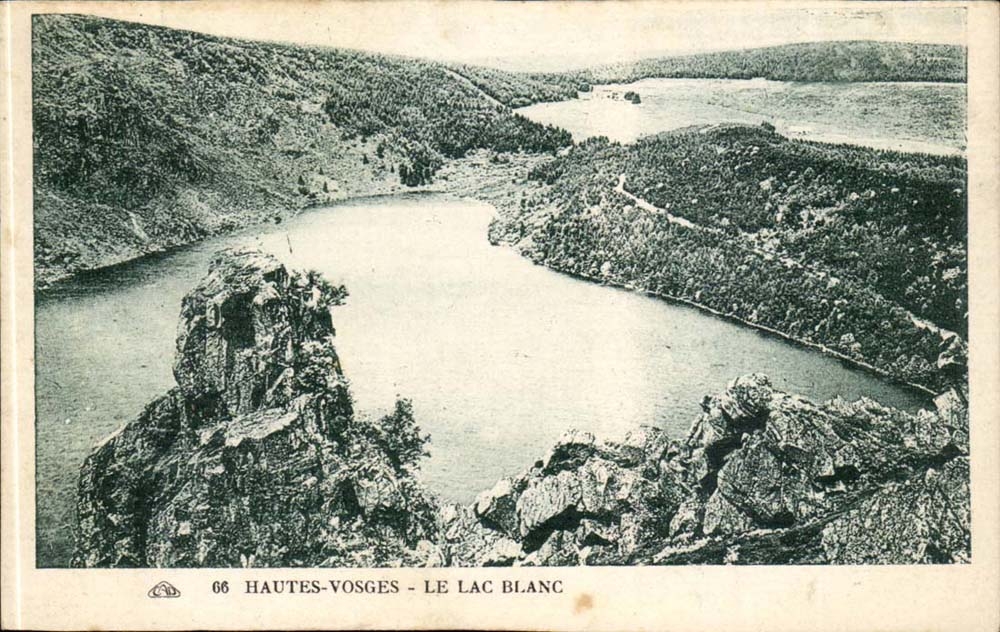 The high Vosges CPA the white lake