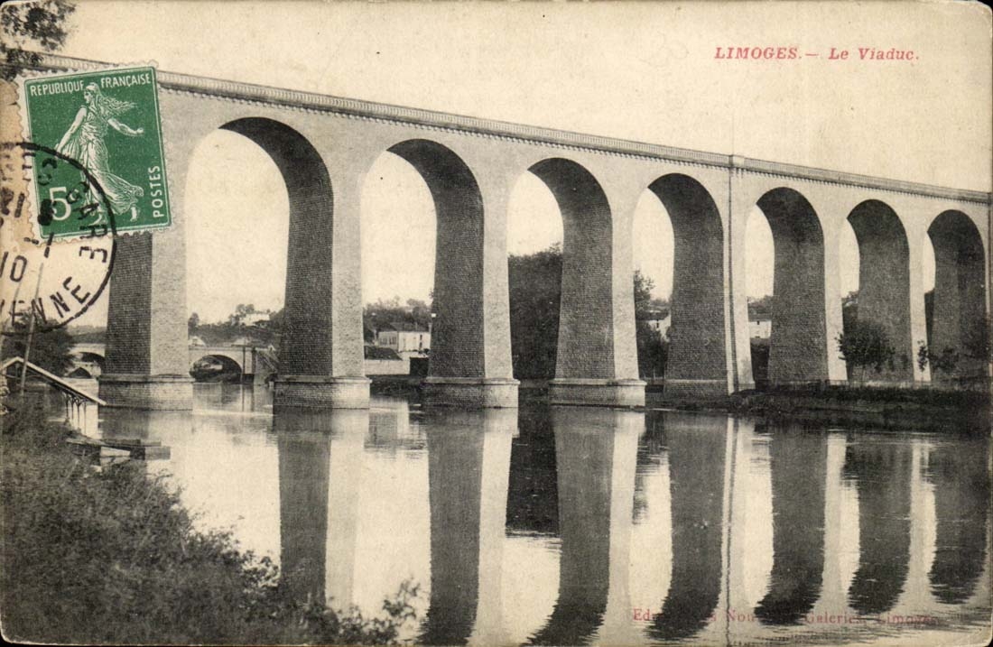Limoges CPA the viaduct