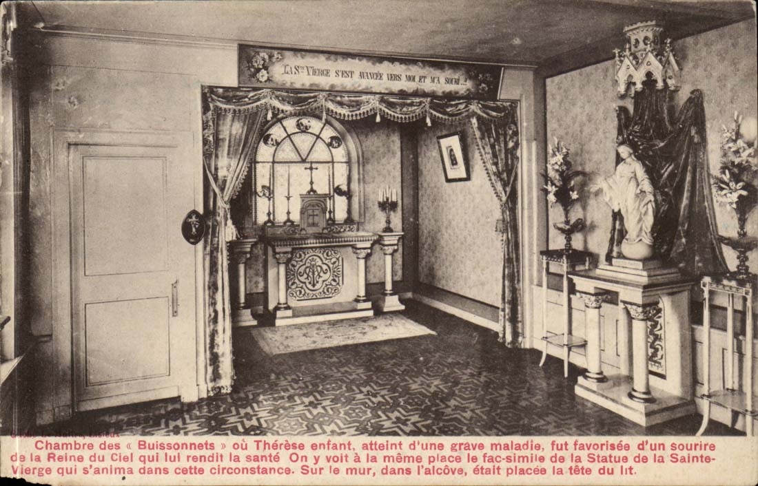 Lisieux CPA Raum Buissonnets oder Therese-des Kindes