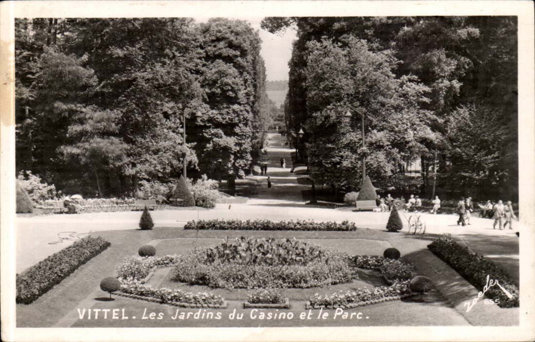 Vittel CPA Garten des Kasinos und des Parks